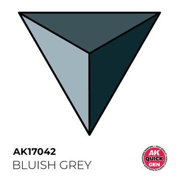 Акрилова фарба BLUISH GREY / Блакитно-сірий QUICK GEN COLOR AK-interactive AK 17042 AK17042 фото