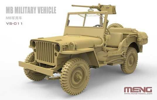 Збірна модель 1/35 Американський автомобіль підвищеної прохідності Willys MB Менг VS-011 VS-011 фото
