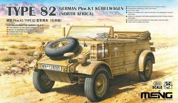 Збірна модель 1/35 Німецький автомобіль Pkw.K1 Kubelwagen Type 82 (Північна Африка) Meng VS-015 VS-015 фото