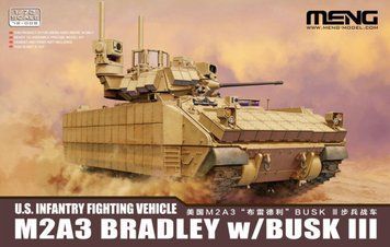 Збірна модель 1/72 БМП США M2A3 Bradley з BUSK III Meng 72-005 фото