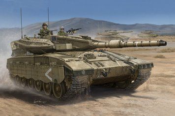 Збірна модель ізраїльського танка IDF Merkava Mk.IIID HB82441 фото