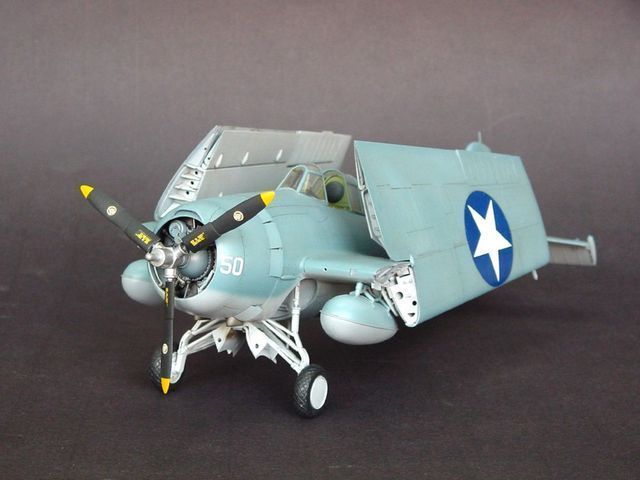 Збірна модель літака Grumman F4F-4 wildcat TR02223 фото
