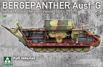 Збірна модель 1/35 Німецька БРЕМ Бергепантера Ausf. G з повним інтер'єром TK2107 фото