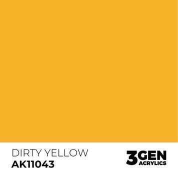 DIRTY YELLOW - СТАНДАРТНИЙ / БРУДНО ЖОВТИЙ AK11043 фото