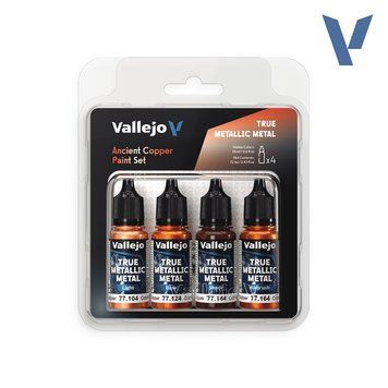 Набір фарб Ancient Copper Vallejo True Metallic Metal VAL 77253 VAL 77253 фото