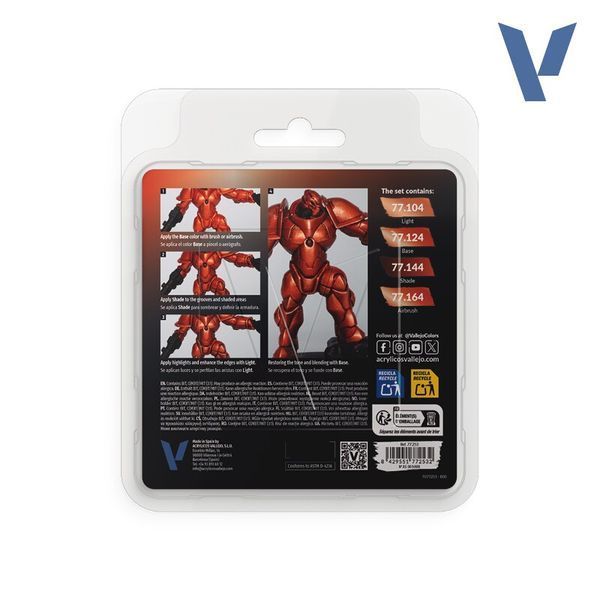 Набір фарб Ancient Copper Vallejo True Metallic Metal VAL 77253 VAL 77253 фото