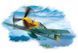 Збірна модель німецького винищувача Bf109E-3 Fighter HB80253 фото 1