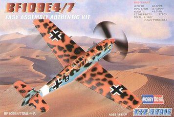 Збірна модель німецького винищувача Bf109E-4/7 HB80254 фото