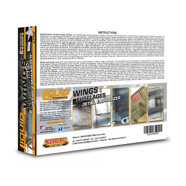 Life Color LP06 - Wings and Fuselages Detail Emphasizer Set LP06 фото
