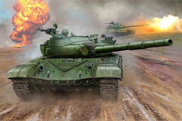 Збірна модель 1/16 Радянський танк T-72B Trumpeter 00924 TR00924 фото