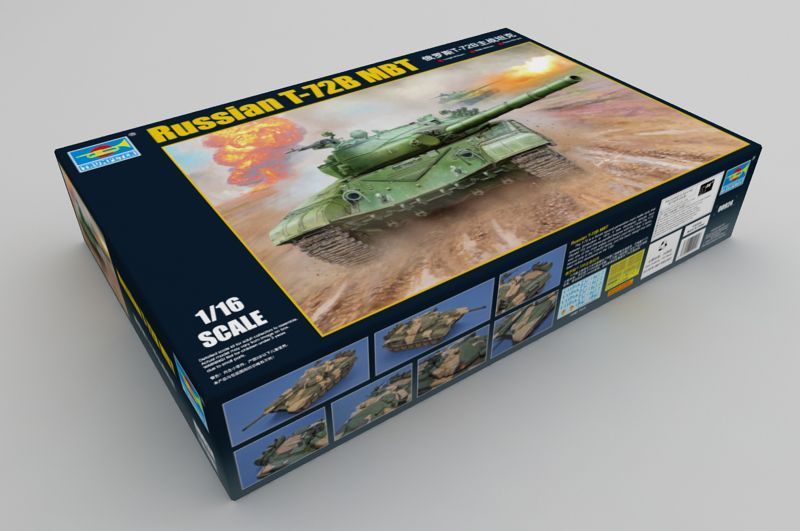 Збірна модель 1/16 Радянський танк T-72B Trumpeter 00924 TR00924 фото