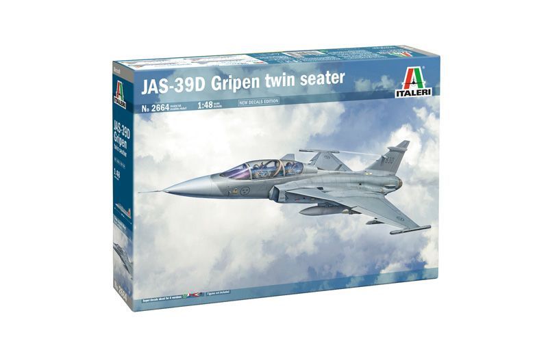 Збірна модель 1/48 JAS-39D Gripen TWIN SEATER Italeri 2664 IT2664 фото