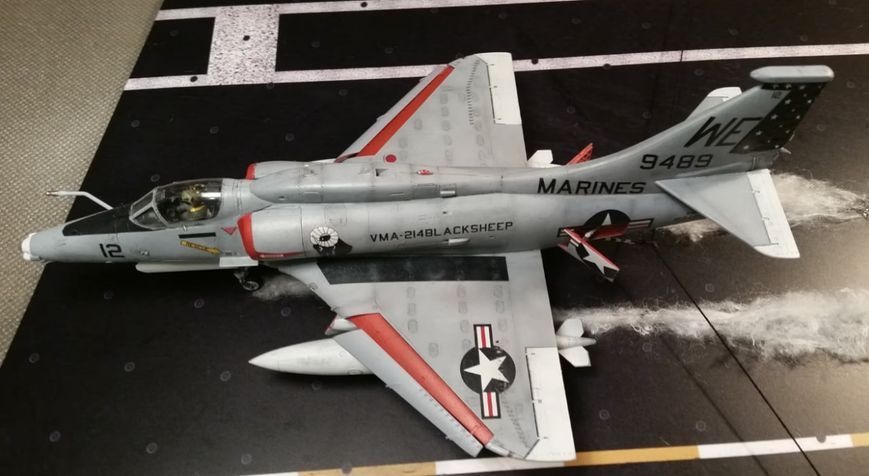Збірна модель 1/48 американський палубний винищувач A-4M Skyhawk Hasegawa 07233 HS07233 фото