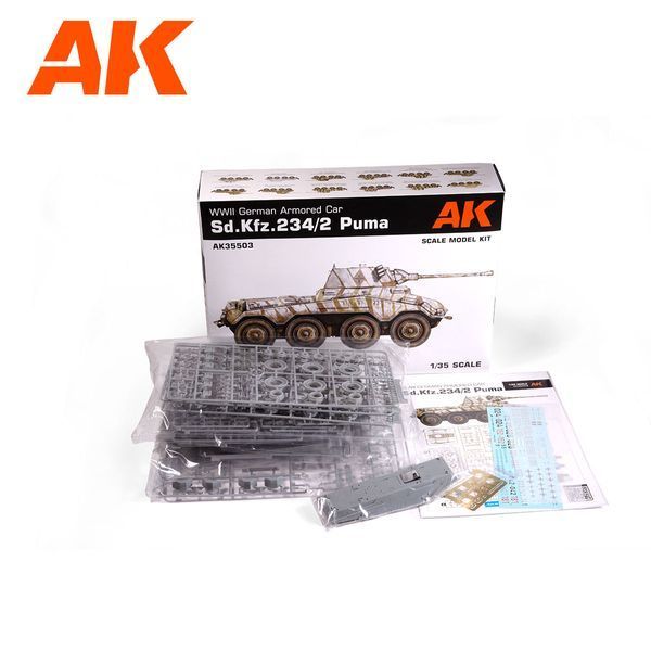 Німецький важкий бронеавтомобіль SD.KFZ.234/2 PUMA AK35503 фото