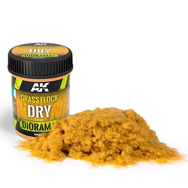 Флок нейлонового типу 2мм (Суха трава) AK8223 фото