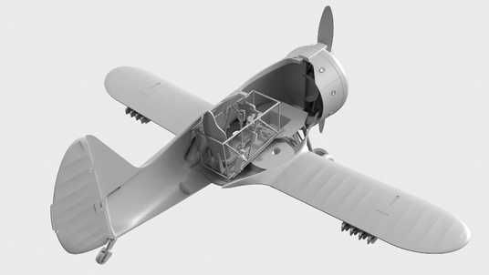 IРадянський винищувач І-153 з пілотами (1939-1942) ICM32013 фото