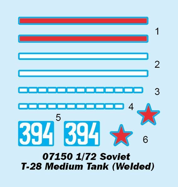 Soviet T-28 Medium Tank (Welded) TR07150 фото