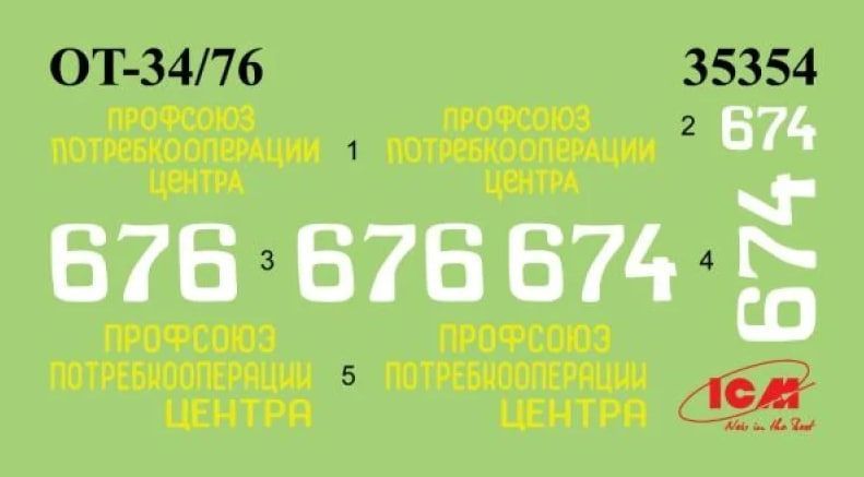 Радянський вогнеметний танк ОТ-34/76 ICM35354 фото