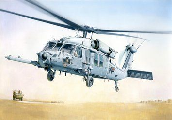 Гелікоптер MH-60K BLACKHAWK SOA 1/48 IT2666 фото
