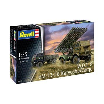 Збірна модель 1:35 РСЗВ BM-13-16 on W.O.T. 8 chassis Revell 03338 REV03338 фото