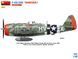 Збірна модель 1/48 WWII Military Miniatures Американський Винищувач Розширений комплект P-47D-25RE MA48001 фото 3