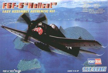 Збірна модель винищувача F6F-5 "Hellcat" HB80260 фото