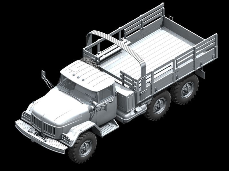 Радянський армійський вантажний автомобіль, ЗіЛ-131 ICM35515 фото