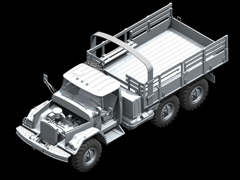 Радянський армійський вантажний автомобіль, ЗіЛ-131 ICM35515 фото