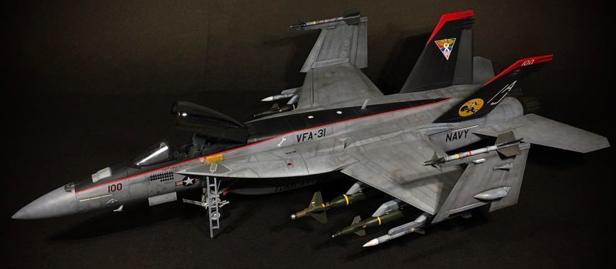 Збірна модель літака Boeing F/A-18E Super Hornet LS-012 фото