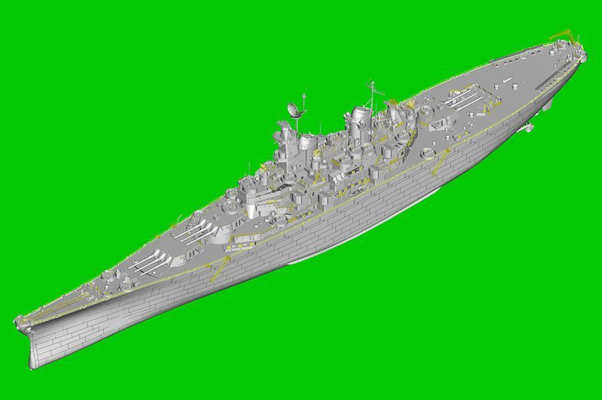 Збірна модель американського лінкора USS Missouri BB-63 HB86516 фото
