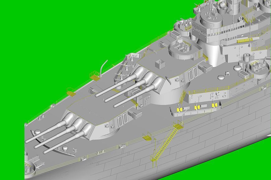 Збірна модель американського лінкора USS Missouri BB-63 HB86516 фото