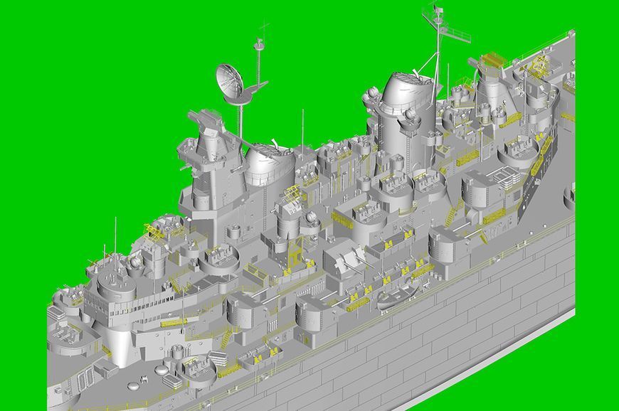 Збірна модель американського лінкора USS Missouri BB-63 HB86516 фото