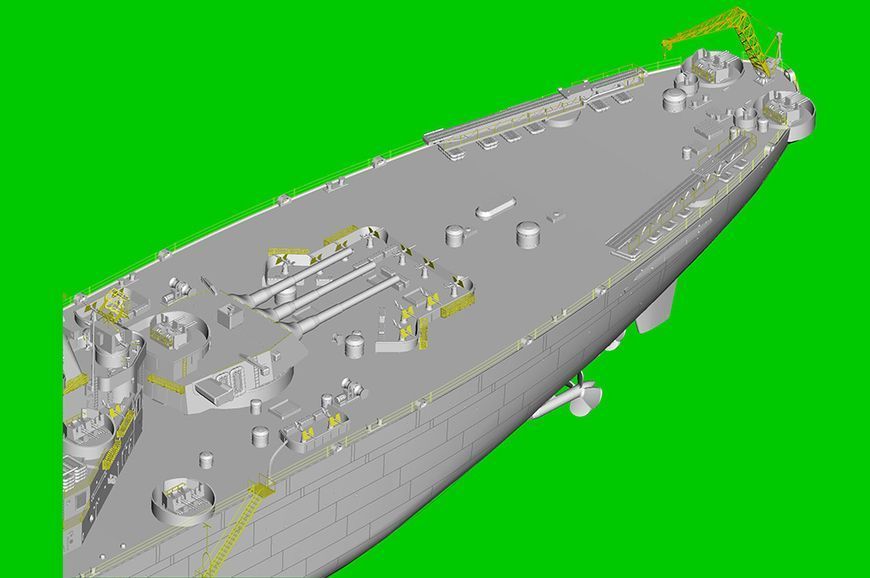 Збірна модель американського лінкора USS Missouri BB-63 HB86516 фото
