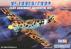 Збірна модель винищувача Bf109 E4 TROP HB80261 фото