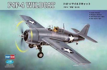 Збірна модель американського винищувача F4F-4 "Wildcat" Fighter HB80328 фото