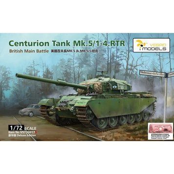 Британський основний бойовий танк 1/72 Центуріон (Centurion Tank Mk.5/1-4.RTR Deluxe Edition) Vespid VS720017S фото