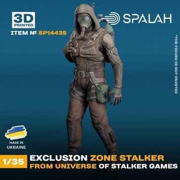 Фігура 1:35 сталкер зони відчуження з всесвіту ігор STALKER SPALAH 14435 SP14435 фото