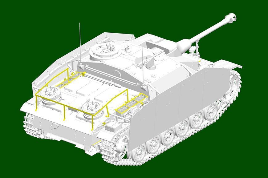 Збірна модель німецького танка StuG.III Ausf.G Пізнє виробництво (2в1) TR00947 фото