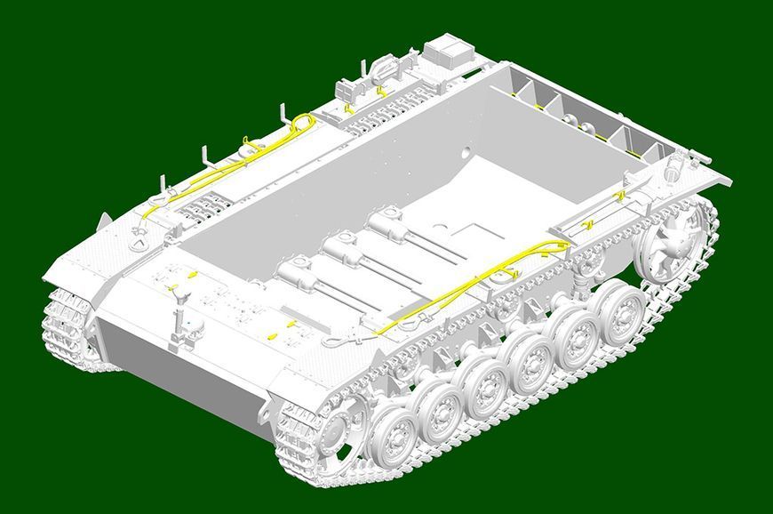 Збірна модель німецького танка StuG.III Ausf.G Пізнє виробництво (2в1) TR00947 фото