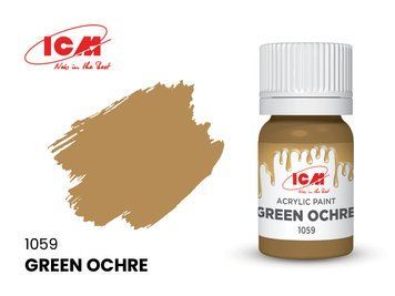 Акрилова фарба Green Ochre ICM1059 фото