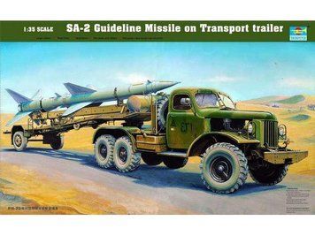 Збірна модель ракети SA-2 Guideline на транспортному причепі TR00204 фото