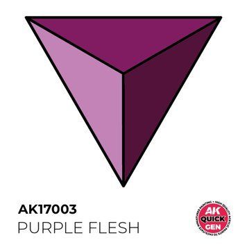 Акрилова фарба PURPLE FLESH / Пурпурне тіло QUICK GEN COLOR AK-interactive AK 17003 AK17003 фото