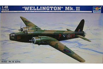 Збірна модель британського бомбардувальника Wellington Mk.III TR02823 фото