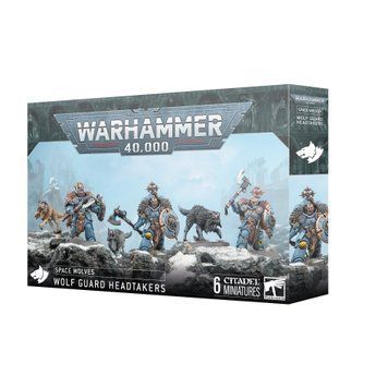 Ігровий набір Warhammer 40000 - SPACE WOLVES - WOLF GUARD HEADTAKERS 99120101437 фото