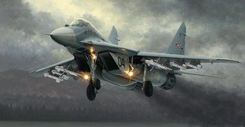 Збірна модель винищувача МІГ-29А Fulcrum (Izdeliye 9.12) TR01674 фото