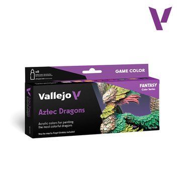 Набір акрилових фарб Game Color Ацтекські Дракони by &Aacute;ngel Gir&aacute;ldez (Game Color Aztec Dragons) 8 шт VAL 72195 фото