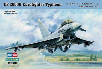 Збірна модель винищувача EF-2000B Eurofighter Typhoon HB80265 фото