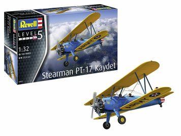 Збірна модель 1/32 літак Stearman PT-17 Kaydet REV03837 фото