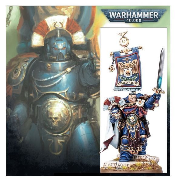 Ігровий набір Warhammer 40000 - ULTRAMARINES - CATO SICARIUS 99120101452 фото
