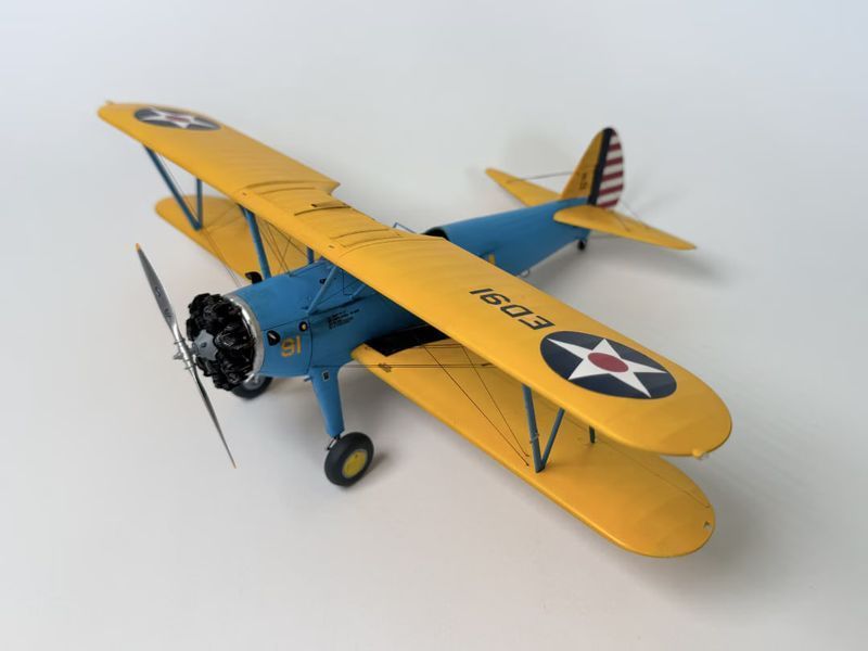 Збірна модель 1/32 літак Stearman PT-17 Kaydet REV03837 фото